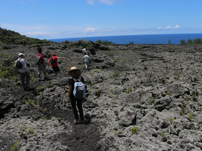la route des laves, tourisme sur l'île de La Réunion
