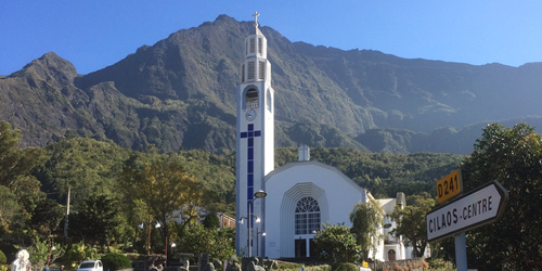 Eglise de Cilaos, île de La Réunion