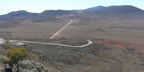 circuit sur le volcan de l'île de La Réunion